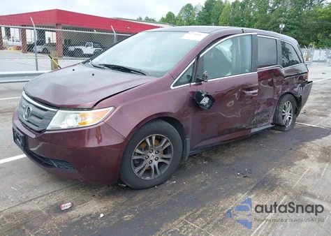 2012 Honda Odyssey Ex z USA, uszkodzony, nr VIN 5FNRL5H47CB093527